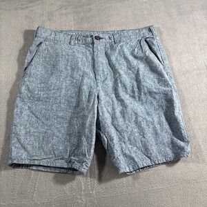 Bullhead Denim Co. Lightweight Skinny Blue Shorts Mens Size 32 x 9"